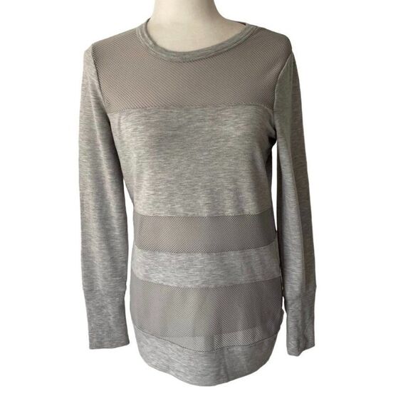 90 Degree By Reflex Tops - 90 Degree Yoga Athletic Wear Gray Top SZ S